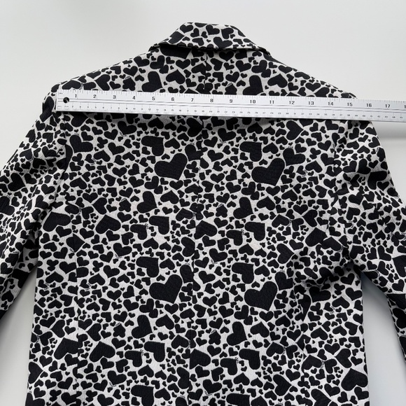 Zadig & Voltaire Viking Heart Blazer Jacket Black Beige Size 34 - Picture 10 of 14